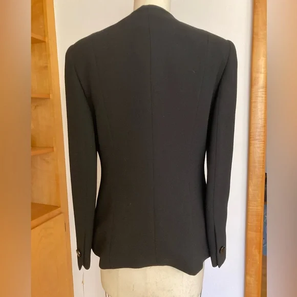 VINTAGE Dark Coquette Wool Blazer - Picture 11 of 13